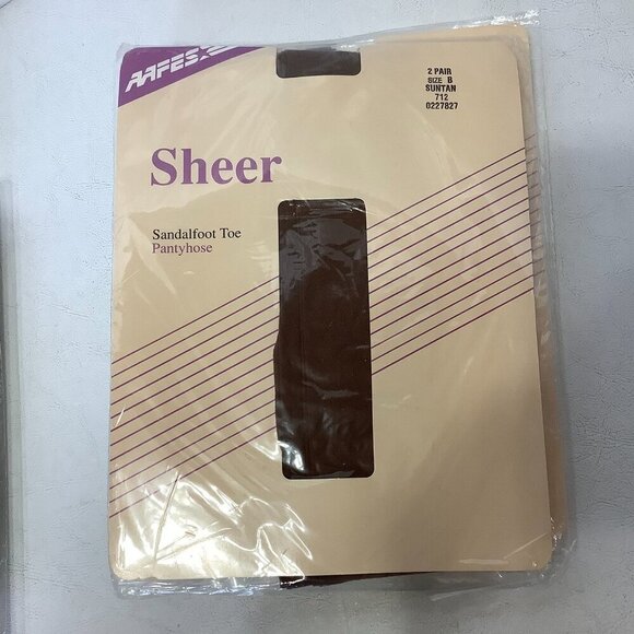 New Vintage Lot of 19 Evan-Picone Aafes Various Brands Colors Sizes Pantyhose - Picture 13 of 16